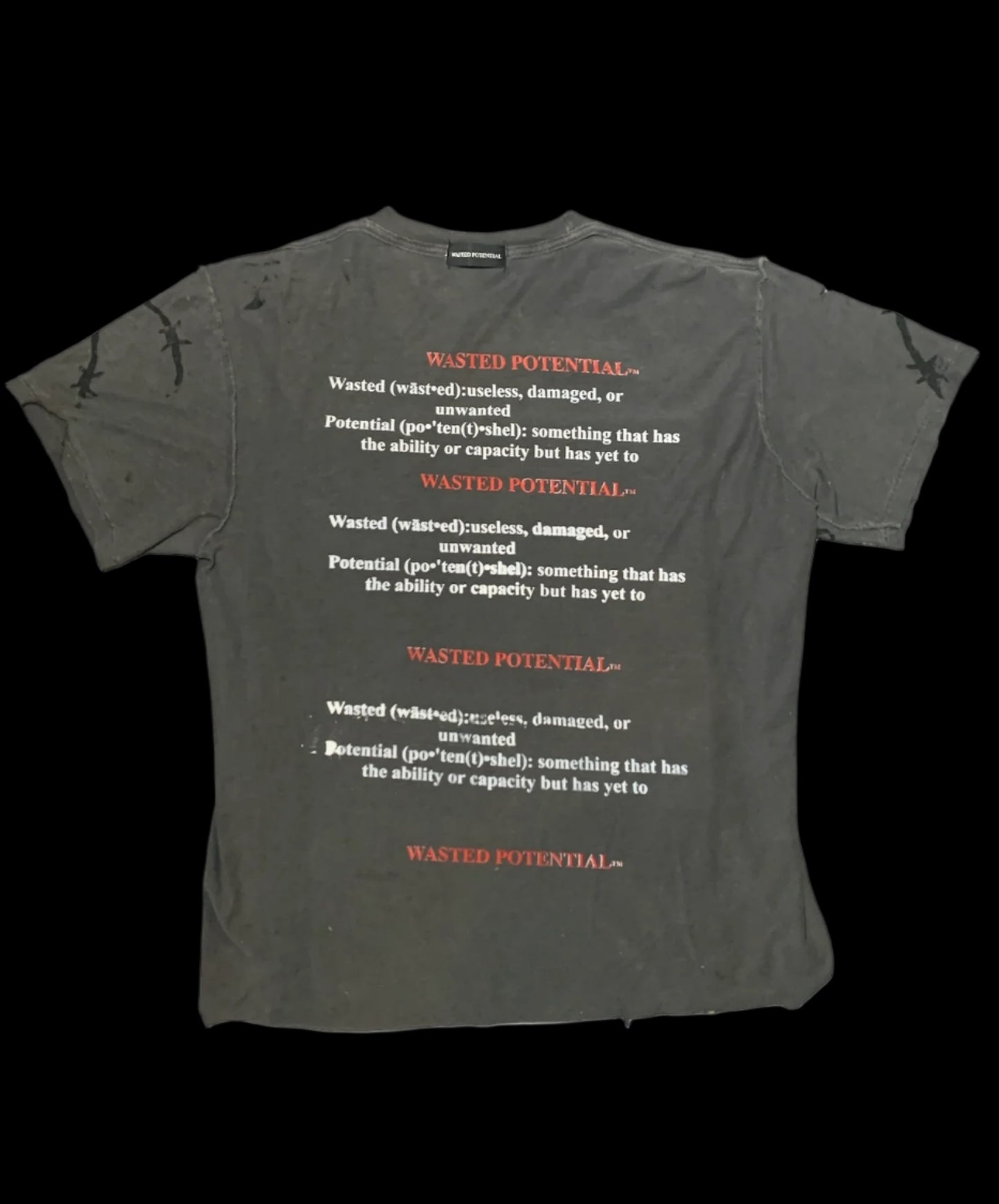 WASTED POTENTIAL Thrashed Tee