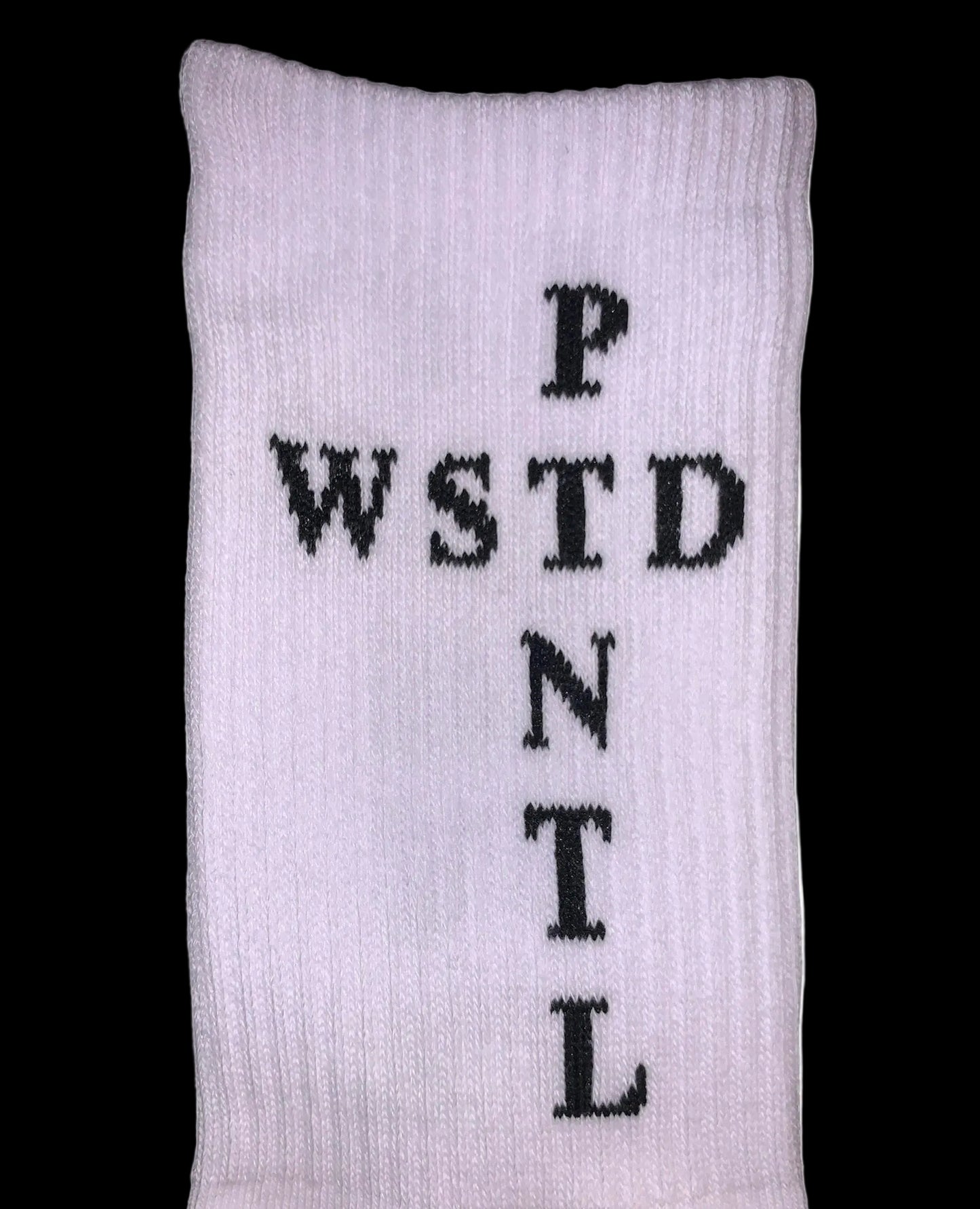 WASTED POTENTIAL WHITE SOCK