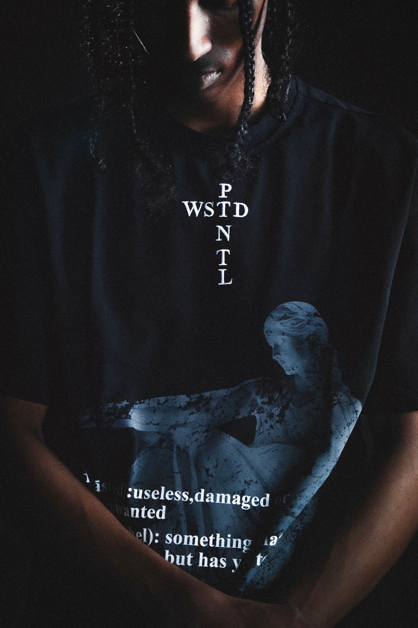 WASTED POTENTIAL Cropped Staple Tee
