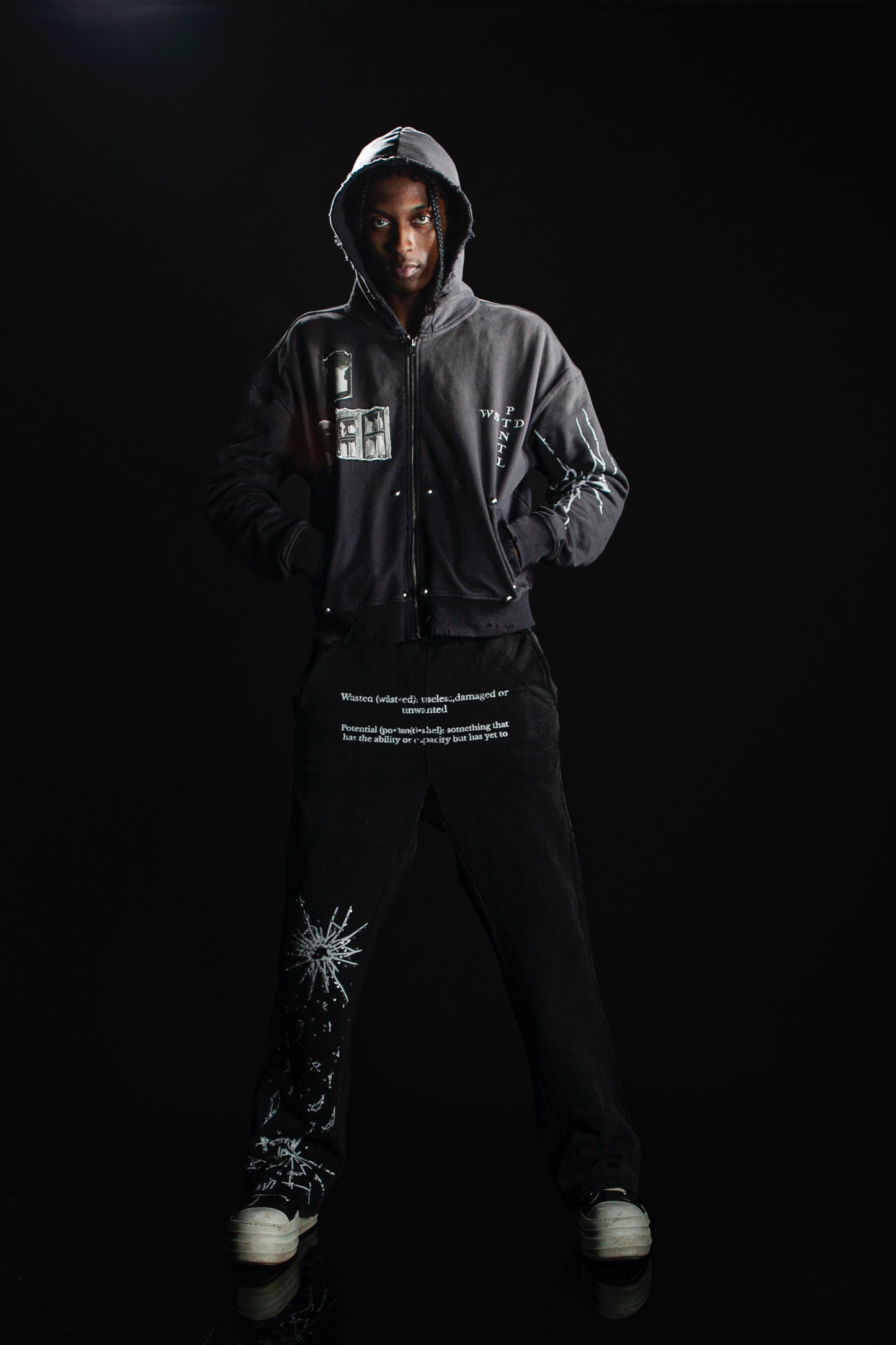 WASTED POTENTIAL OPPRESSED ZIP UP SET