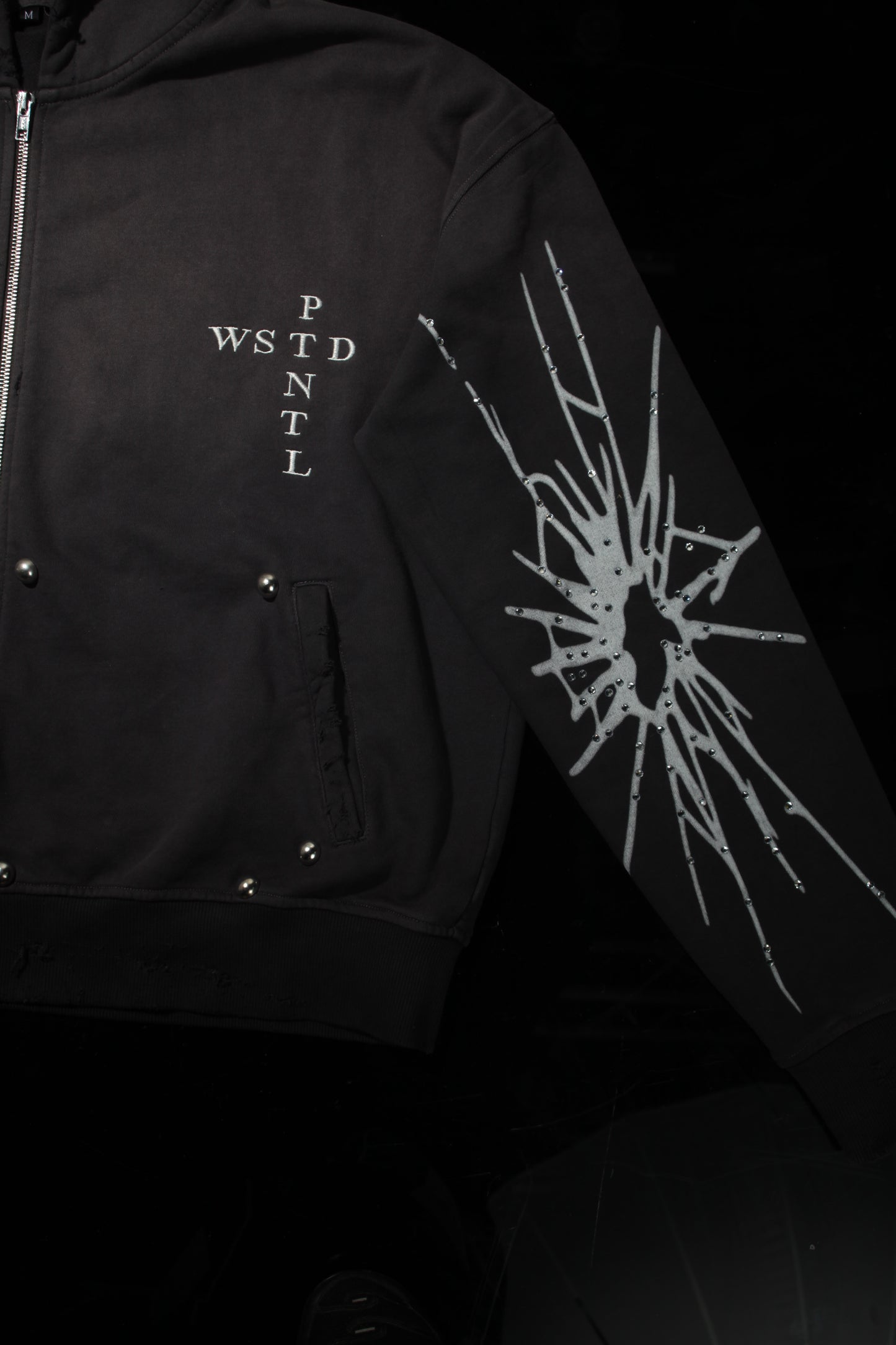 WASTED POTENTIAL Oppressed Zip Up Hoodie