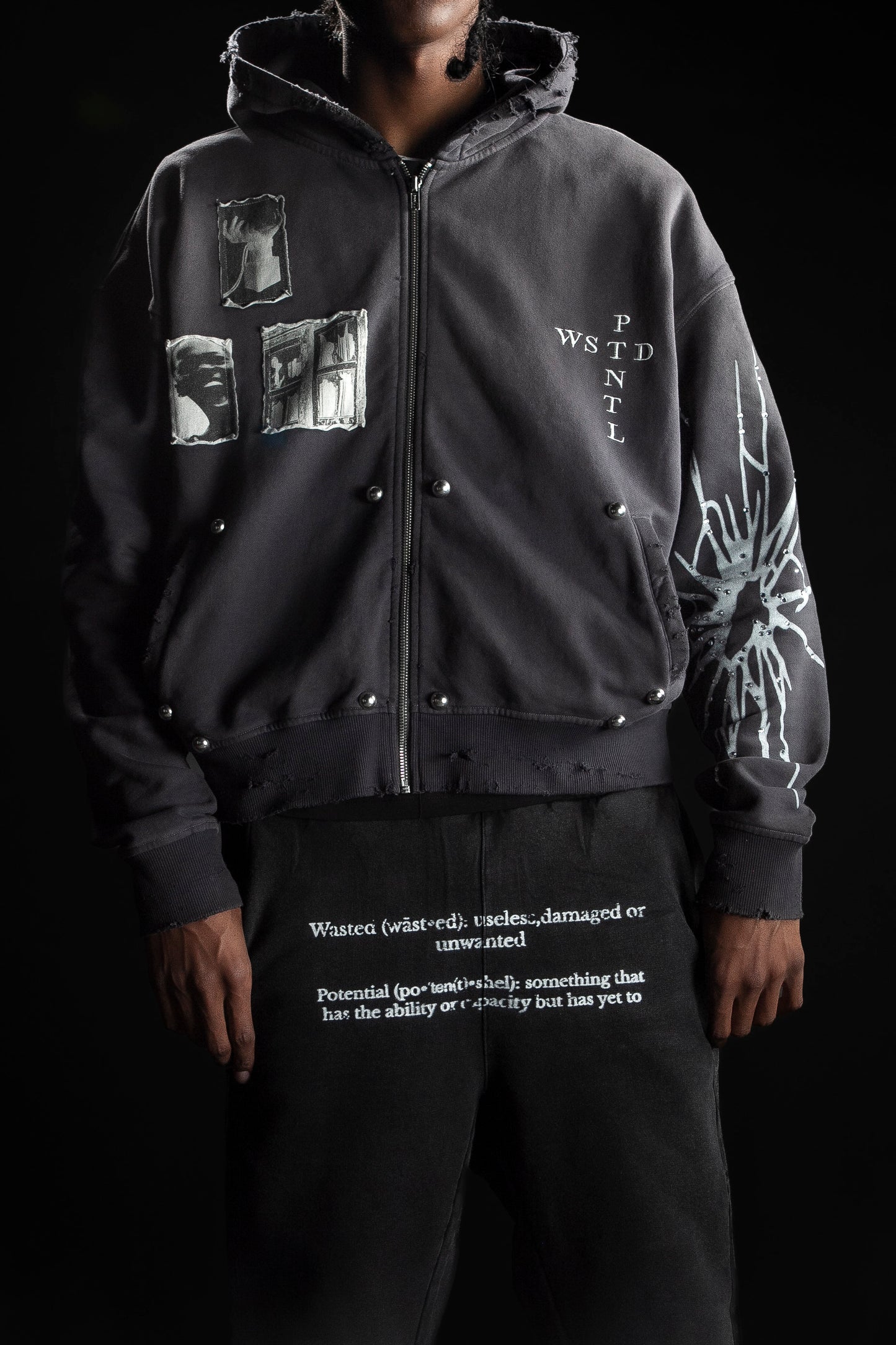 WASTED POTENTIAL OPPRESSED ZIP UP SET