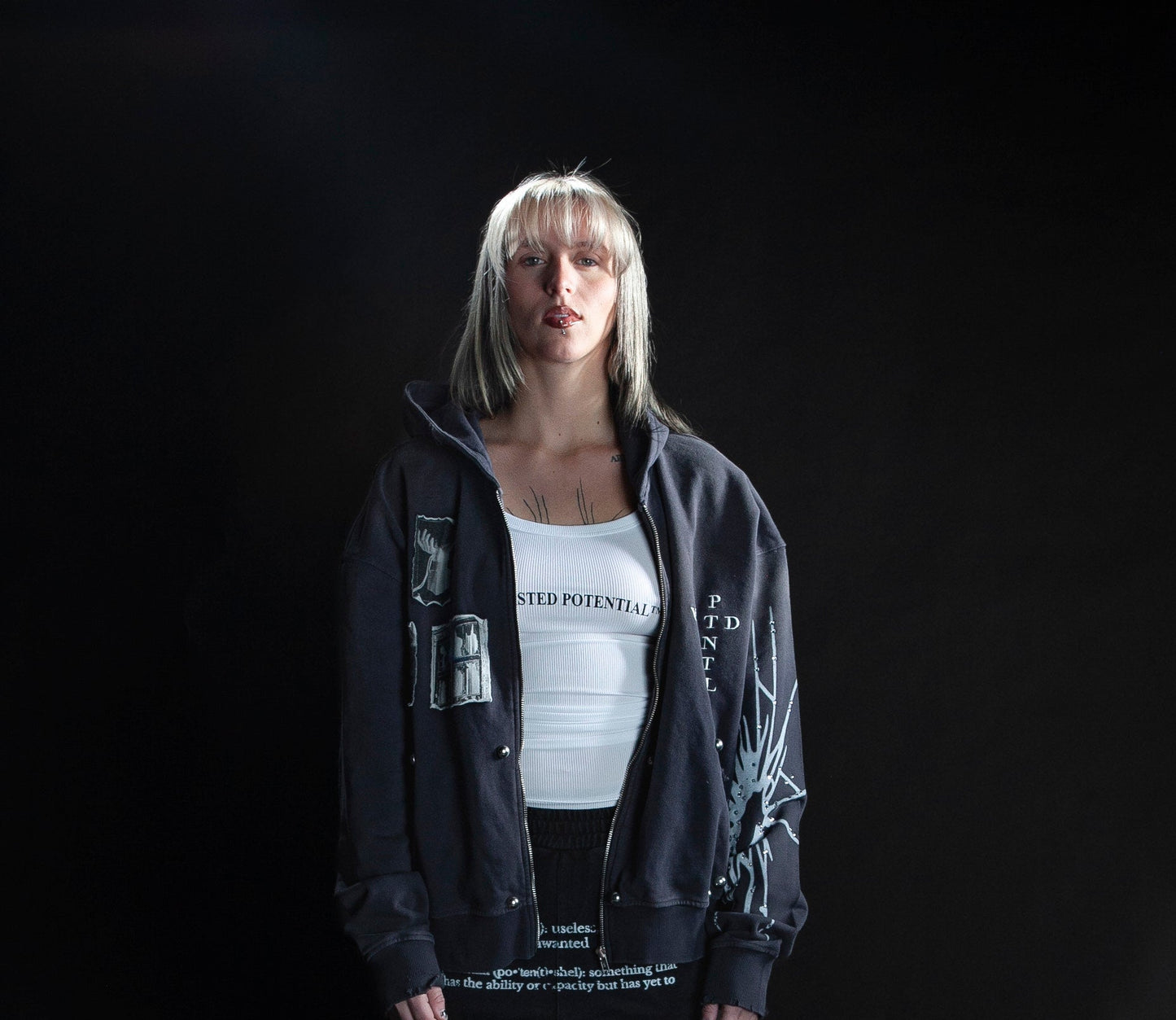 WASTED POTENTIAL OPPRESSED ZIP UP SET