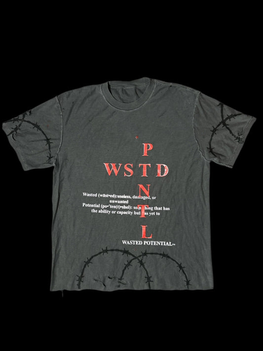 WASTED POTENTIAL Thrashed-Semi Tee