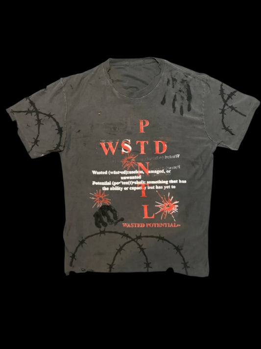 WASTED POTENTIAL Thrashed Tee